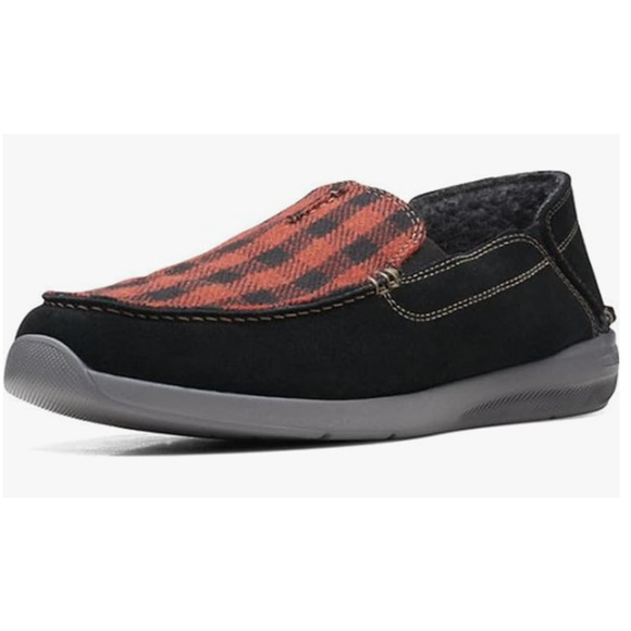 Clarks Men's Gorwin Step Loafer, Black Suede, 12 - Picture 1 of 7